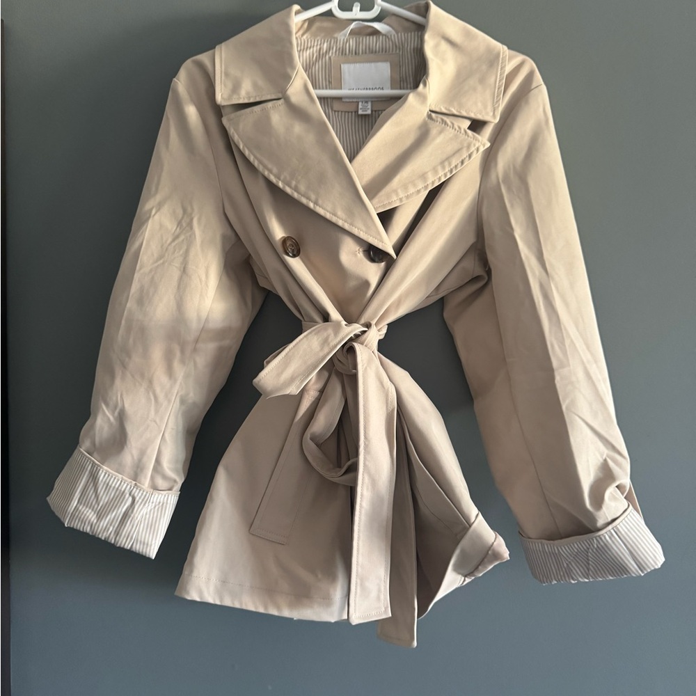 Weatherproof Women's Tan Trench Coat